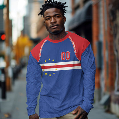 Cape Verde Atlantic Stars Custom Long Sleeve Shirt Football 2026 Supporter
