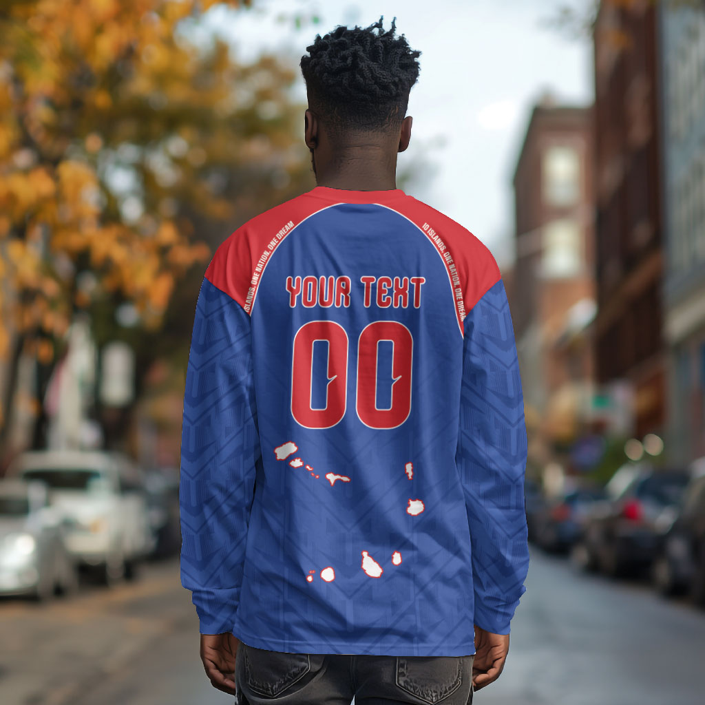 Cape Verde Atlantic Stars Custom Long Sleeve Shirt Football 2026 Supporter