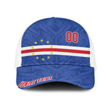 Cape Verde Atlantic Stars Personalized Mesh Trucker Cap Football 2026 Supporter