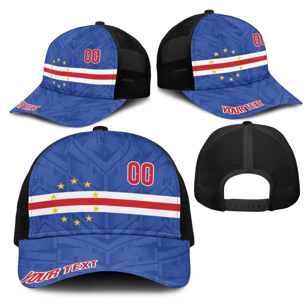 Cape Verde Atlantic Stars Personalized Mesh Trucker Cap Football 2026 Supporter
