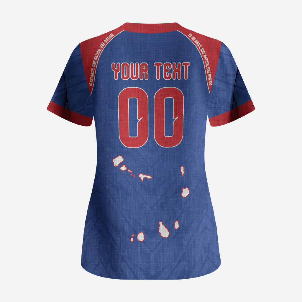 Cape Verde Atlantic Stars Custom Scrub Top Football 2026 Supporter