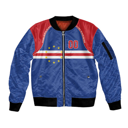 Cape Verde Atlantic Stars Custom Sleeve Zip Bomber Jacket Football 2026 Supporter