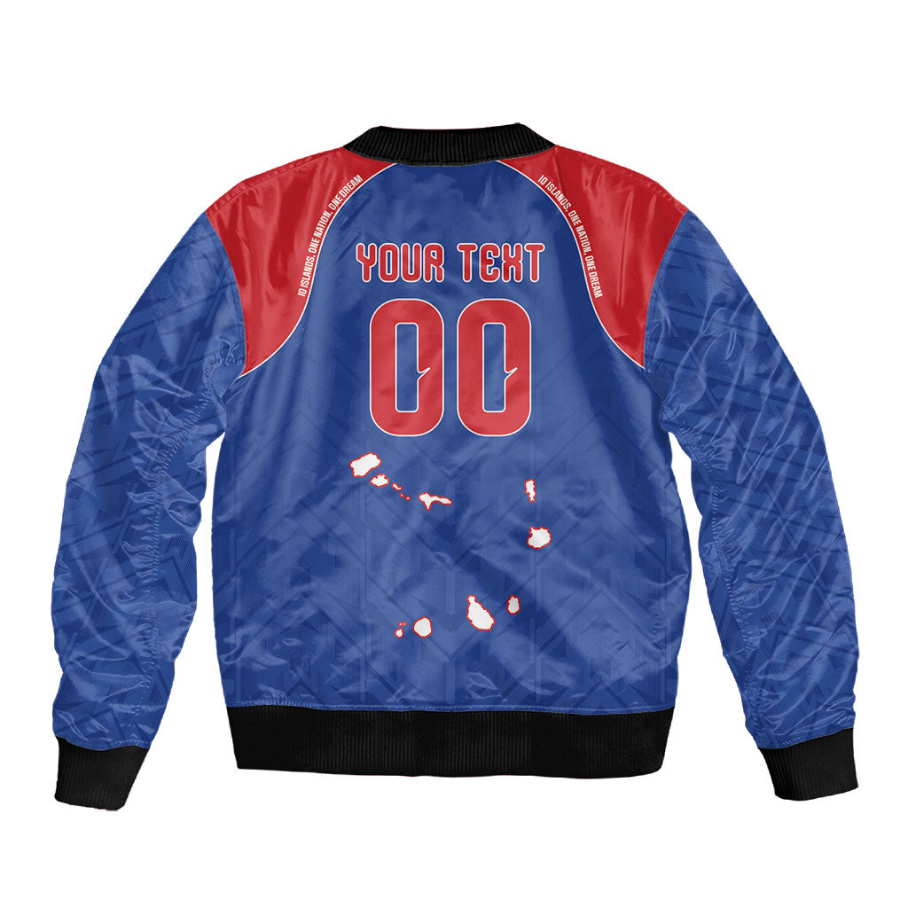 Cape Verde Atlantic Stars Custom Sleeve Zip Bomber Jacket Football 2026 Supporter