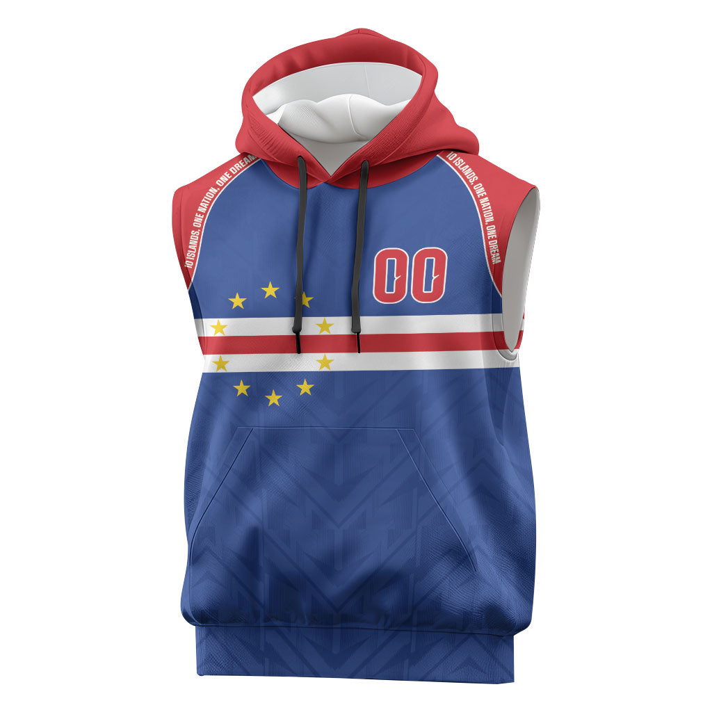 Cape Verde Atlantic Stars Custom Sleeveless Hoodie Football 2026 Supporter