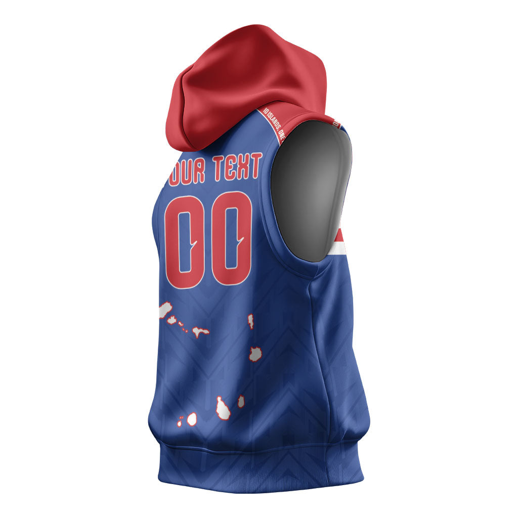 Cape Verde Atlantic Stars Custom Sleeveless Hoodie Football 2026 Supporter