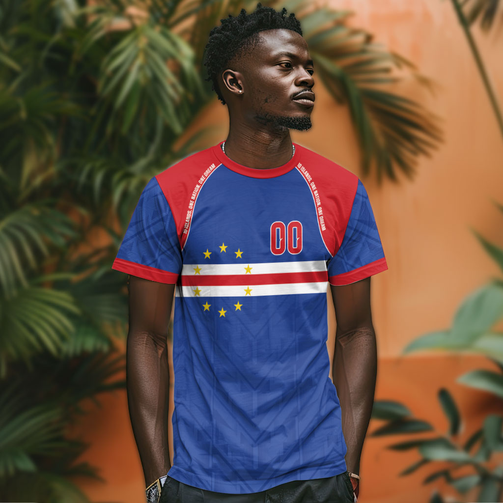 Cape Verde Atlantic Stars Custom T shirt Football 2026 Supporter