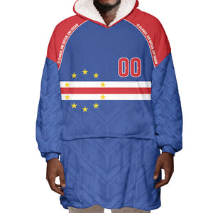 Cape Verde Atlantic Stars Custom Wearable Blanket Hoodie Football 2026 Supporter