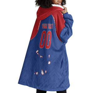 Cape Verde Atlantic Stars Custom Wearable Blanket Hoodie Football 2026 Supporter