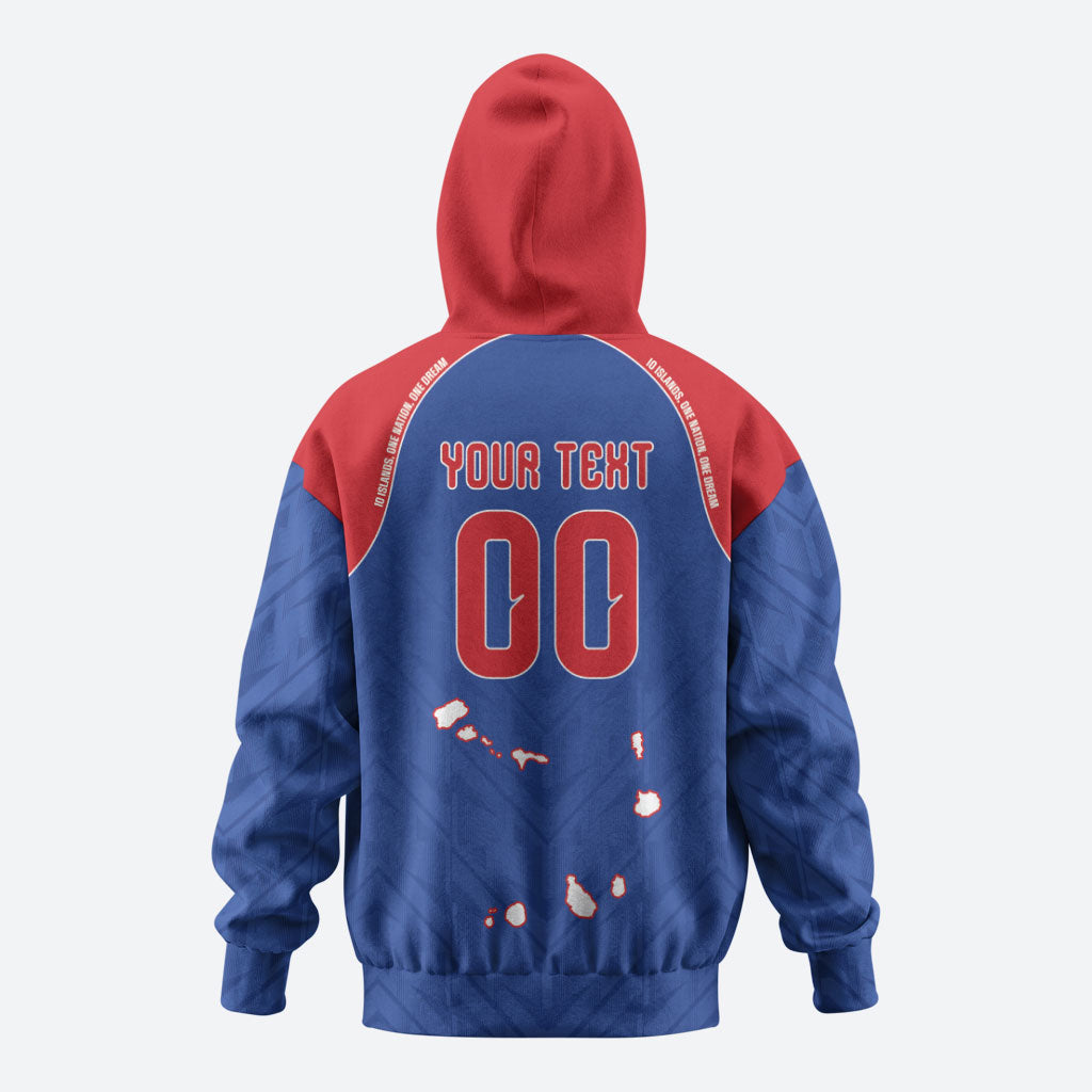 Cape Verde Atlantic Stars Custom Zip Hoodie Football 2026 Supporter