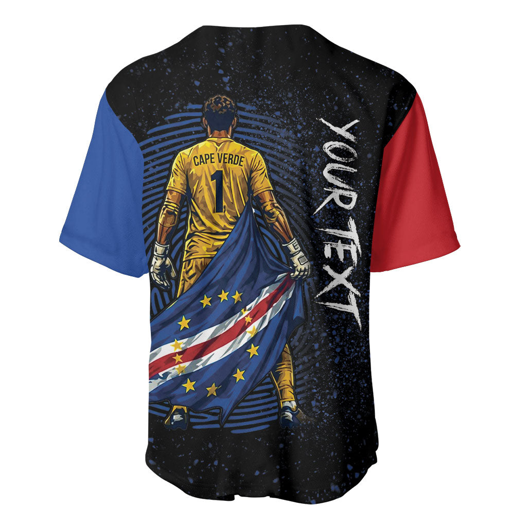 Cape Verde Goalkeeper Personalized Baseball Jersey 40 Years Old 27 Shots Zero Goals Vintage