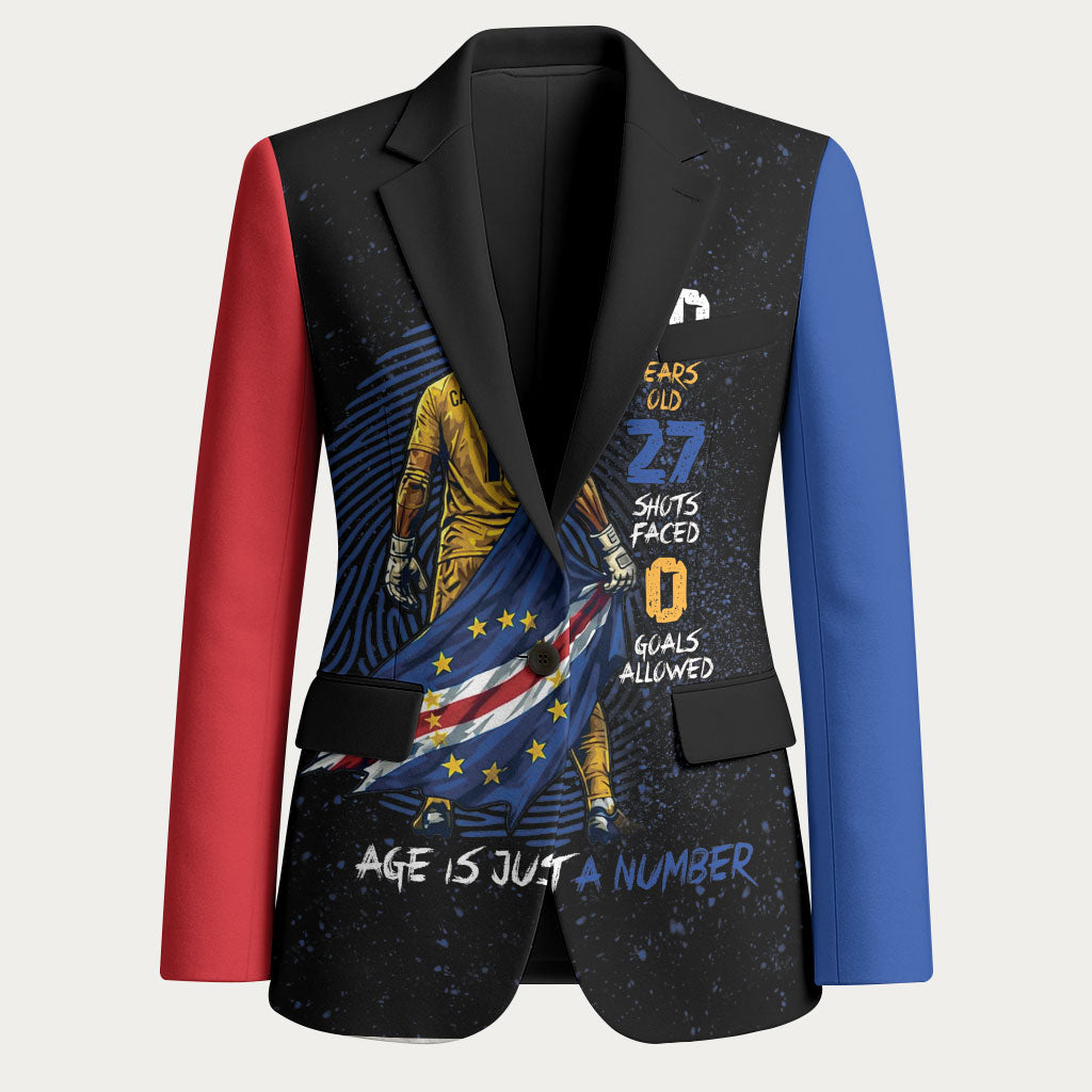 Cape Verde Goalkeeper Personalized Blazer 40 Years Old 27 Shots Zero Goals Vintage