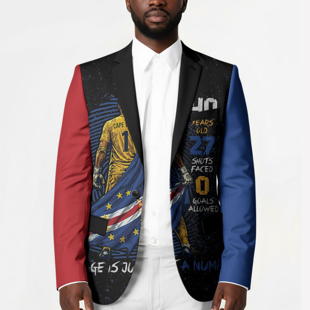 Cape Verde Goalkeeper Personalized Blazer 40 Years Old 27 Shots Zero Goals Vintage