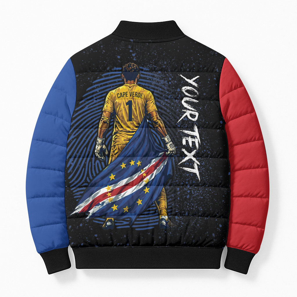 Cape Verde Goalkeeper Personalized Bomber Puffer Jacket 40 Years Old 27 Shots Zero Goals Vintage