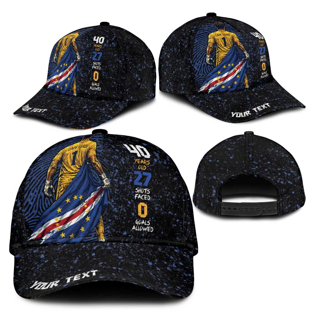 Cape Verde Goalkeeper Personalized Classic Cap 40 Years Old 27 Shots Zero Goals Vintage