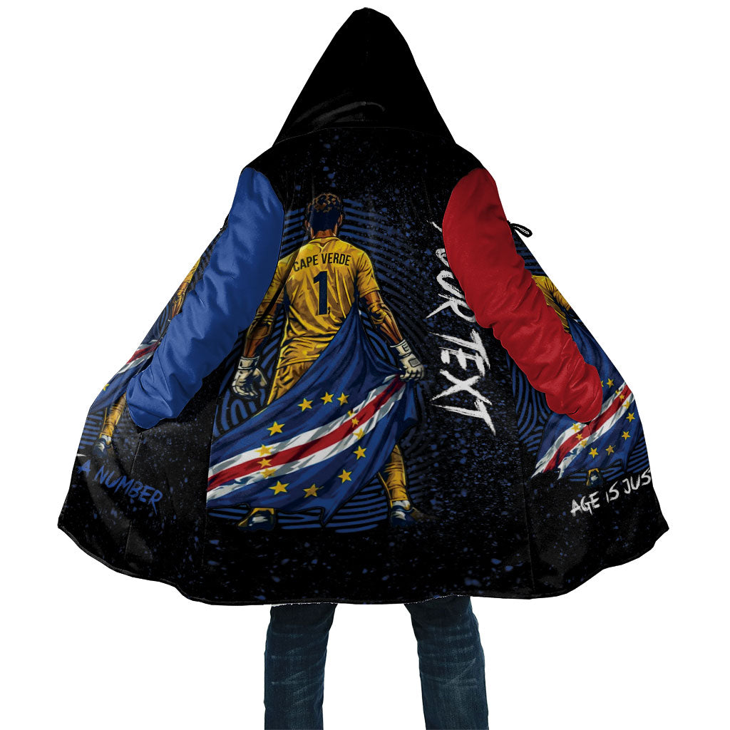 Cape Verde Goalkeeper Personalized Cloak 40 Years Old 27 Shots Zero Goals Vintage