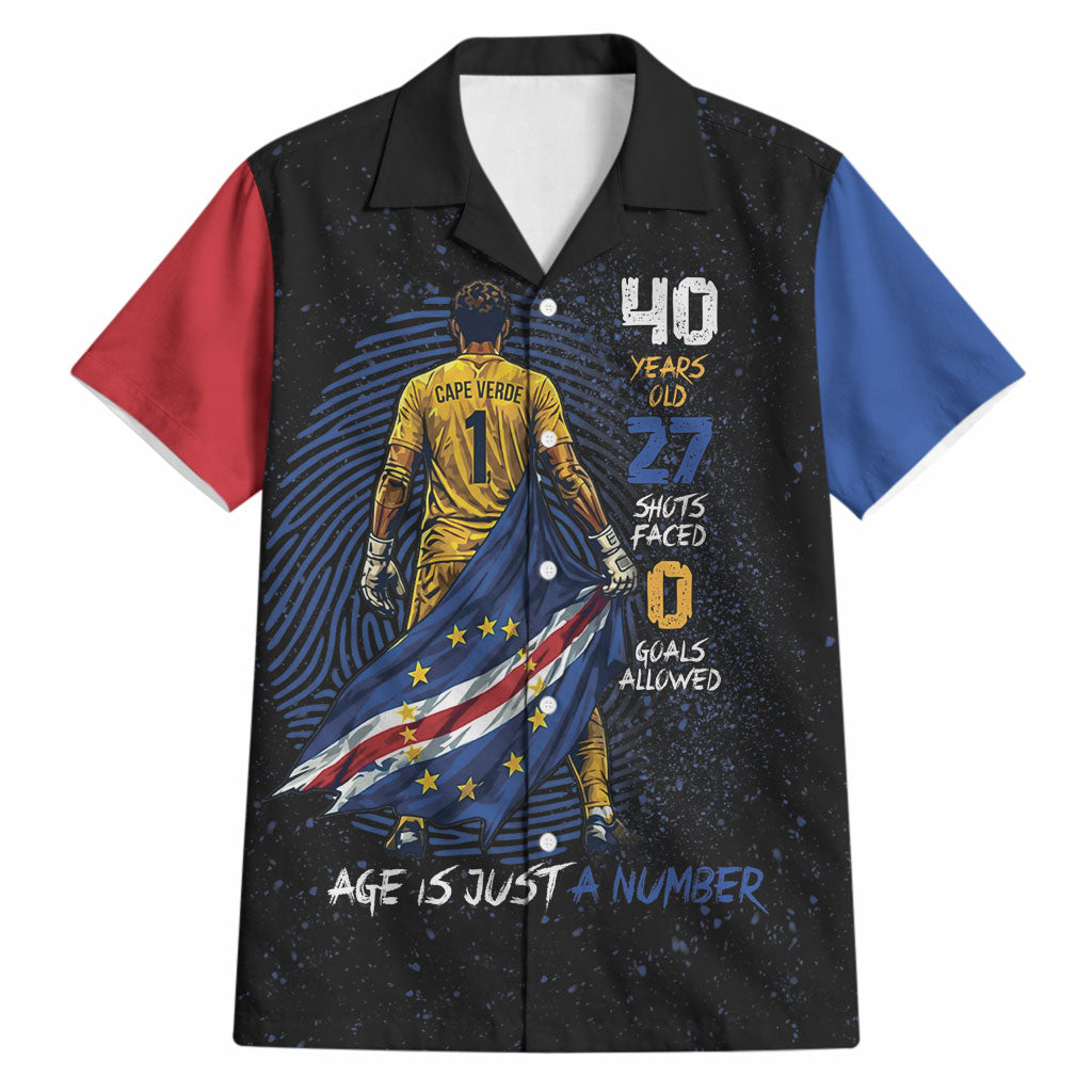 Cape Verde Goalkeeper Personalized Hawaiian Shirt 40 Years Old 27 Shots Zero Goals Vintage