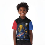 Cape Verde Goalkeeper Personalized Kid Polo Shirt 40 Years Old 27 Shots Zero Goals Vintage