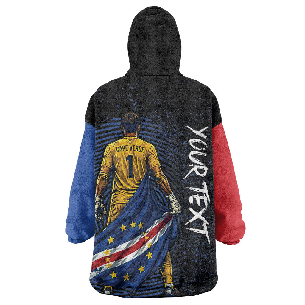 Cape Verde Goalkeeper Personalized Kid Wearable Blanket Hoodie 40 Years Old 27 Shots Zero Goals Vintage