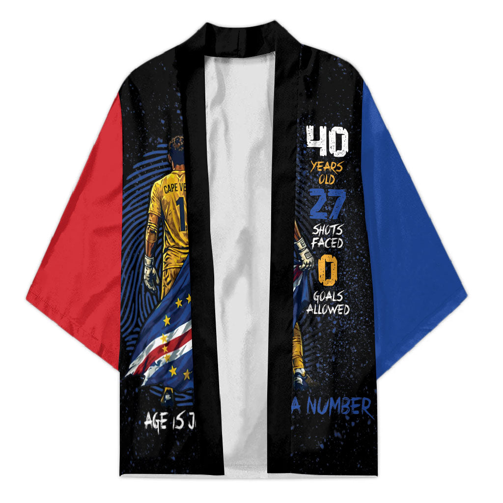Cape Verde Goalkeeper Personalized Kimono 40 Years Old 27 Shots Zero Goals Vintage