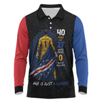 Cape Verde Goalkeeper Personalized Long Sleeve Polo Shirt 40 Years Old 27 Shots Zero Goals Vintage