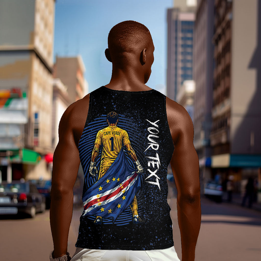 Cape Verde Goalkeeper Personalized Men Tank Top 40 Years Old 27 Shots Zero Goals Vintage