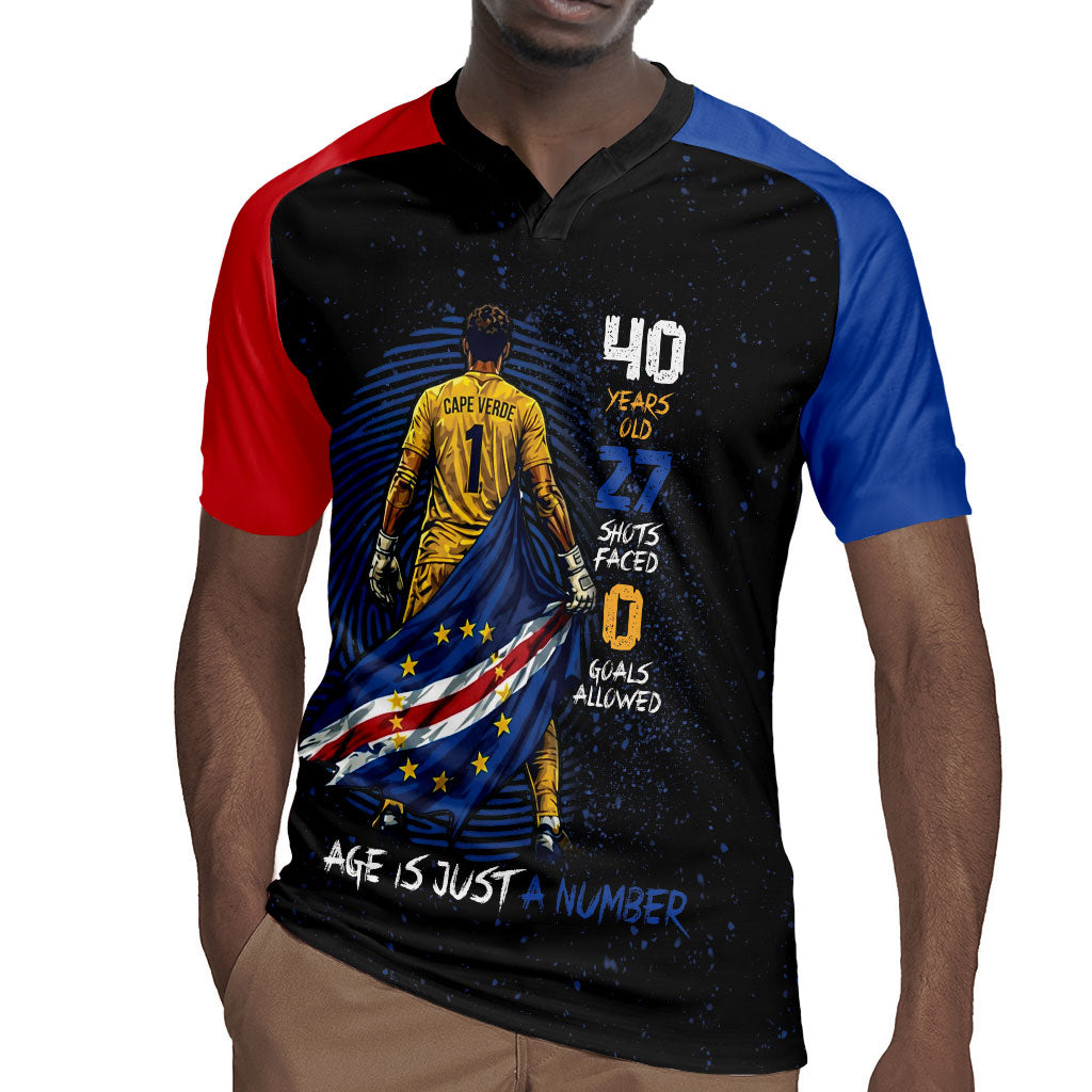 Cape Verde Goalkeeper Personalized Rugby Jersey 40 Years Old 27 Shots Zero Goals Vintage