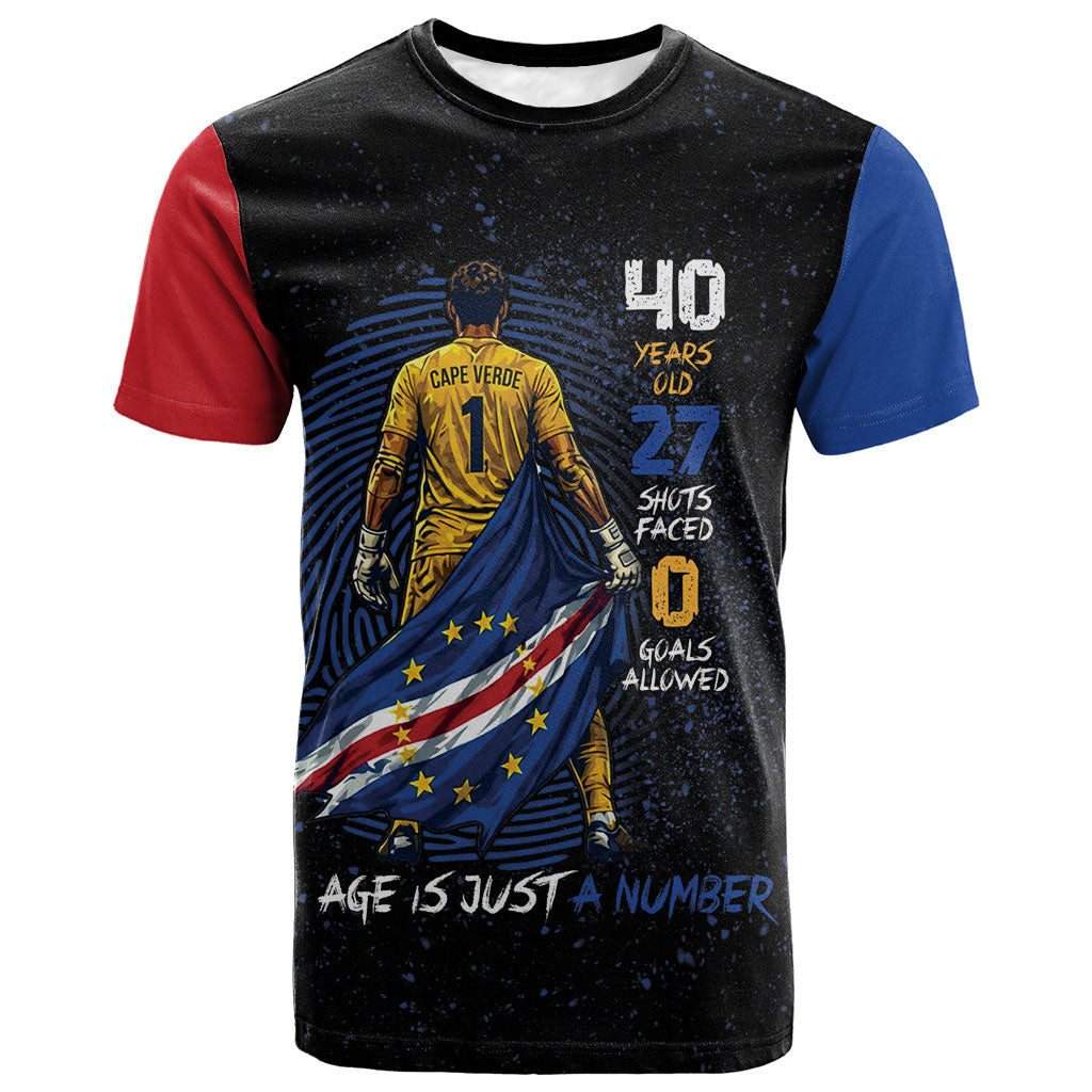 Cape Verde Goalkeeper Personalized T shirt 40 Years Old 27 Shots Zero Goals Vintage