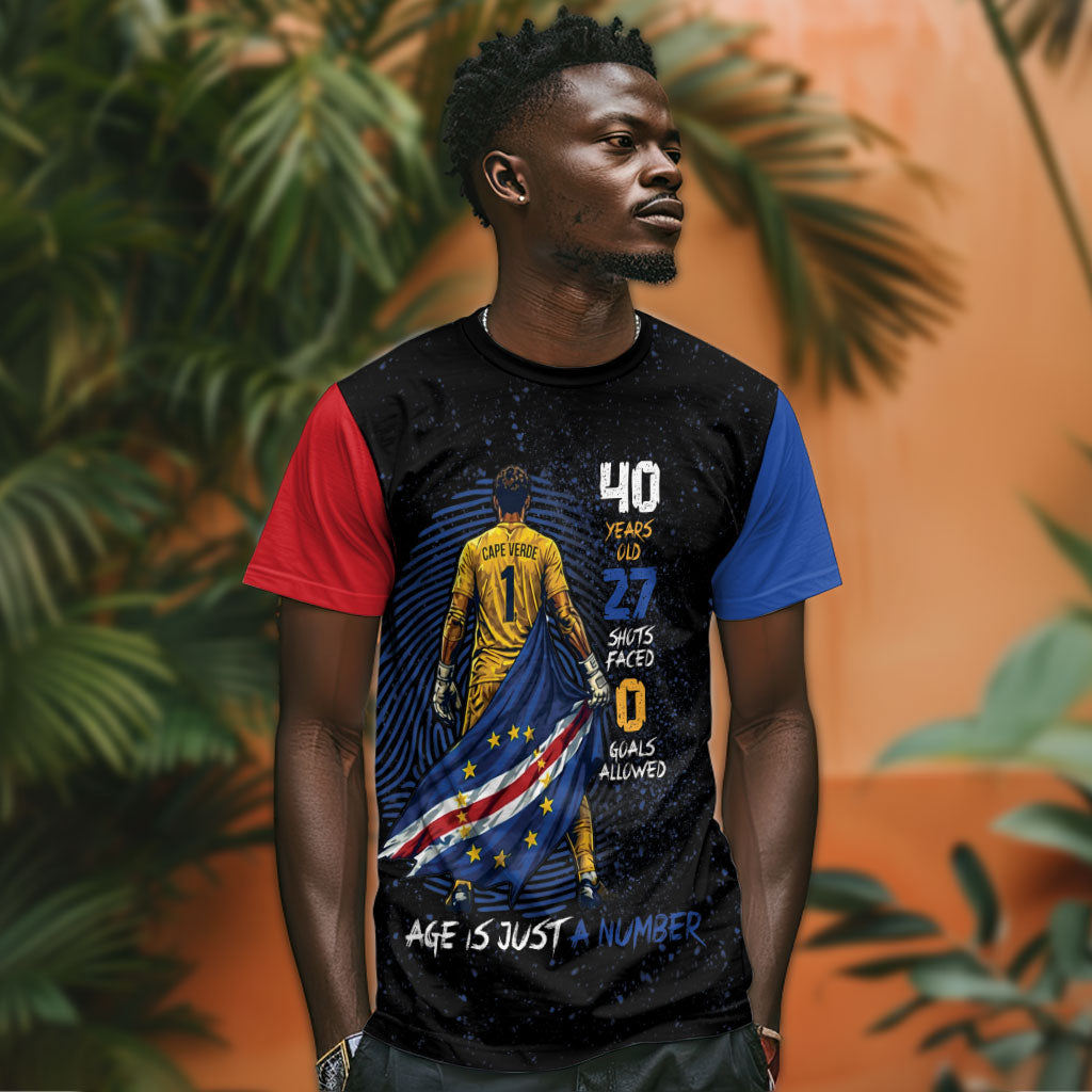 Cape Verde Goalkeeper Personalized T shirt 40 Years Old 27 Shots Zero Goals Vintage