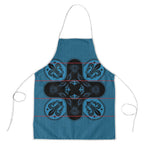 Bafokeng Rabbit Crown Palesa ea kharanium Apron Blue Seanamarena Basotho Blanket Inspired