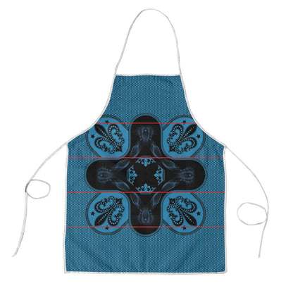 Bafokeng Rabbit Crown Palesa ea kharanium Apron Blue Seanamarena Basotho Blanket Inspired