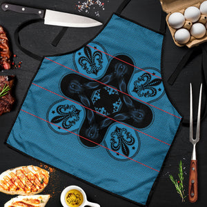 Bafokeng Rabbit Crown Palesa ea kharanium Apron Blue Seanamarena Basotho Blanket Inspired