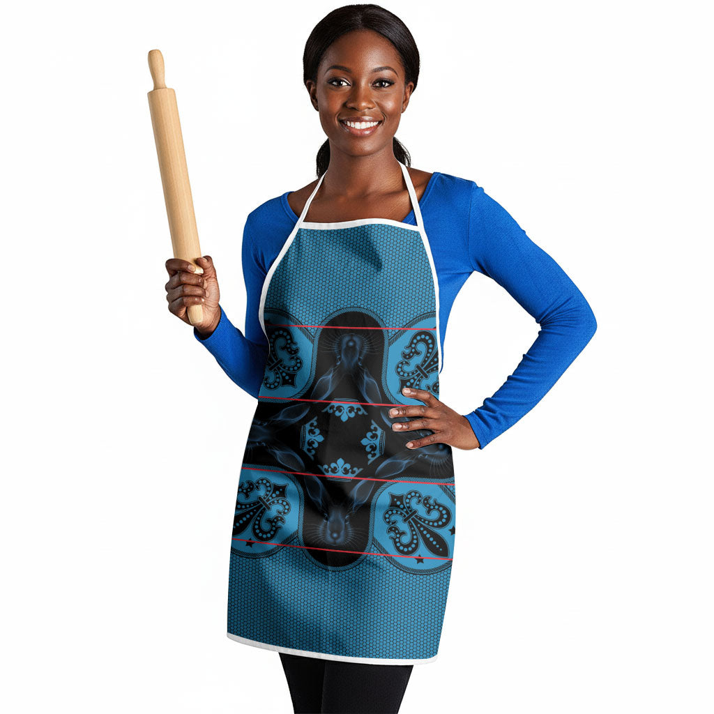 Bafokeng Rabbit Crown Palesa ea kharanium Apron Blue Seanamarena Basotho Blanket Inspired