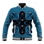 Bafokeng Rabbit Crown Palesa ea kharanium Baseball Jacket Blue Seanamarena Basotho Blanket Inspired