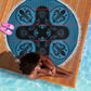 Bafokeng Rabbit Crown Palesa ea kharanium Beach Blanket Blue Seanamarena Basotho Blanket Inspired