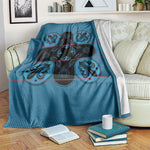 Bafokeng Rabbit Crown Palesa ea kharanium Blanket Blue Seanamarena Basotho Blanket Inspired