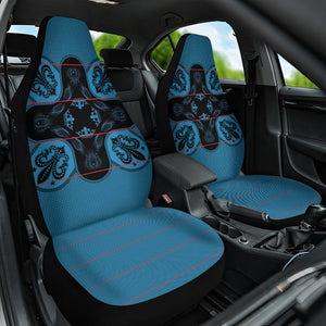 Bafokeng Rabbit Crown Palesa ea kharanium Car Seat Cover Blue Seanamarena Basotho Blanket Inspired