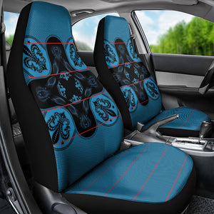 Bafokeng Rabbit Crown Palesa ea kharanium Car Seat Cover Blue Seanamarena Basotho Blanket Inspired