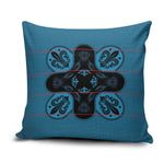 Bafokeng Rabbit Crown Palesa ea kharanium Pillow Cover Blue Seanamarena Basotho Blanket Inspired