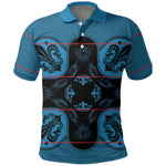 Bafokeng Rabbit Crown Palesa ea kharanium Polo Shirt Blue Seanamarena Basotho Blanket Inspired