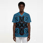 Bafokeng Rabbit Crown Palesa ea kharanium Scrub Top Blue Seanamarena Basotho Blanket Inspired