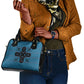 Bafokeng Rabbit Crown Palesa ea kharanium Shoulder Handbag Blue Seanamarena Basotho Blanket Inspired
