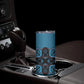 Bafokeng Rabbit Crown Palesa ea kharanium Skinny Tumbler Blue Seanamarena Basotho Blanket Inspired