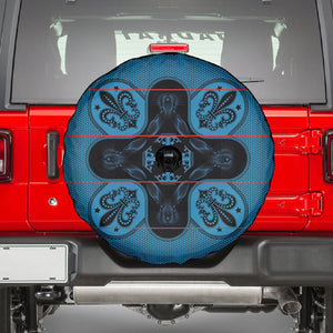 Bafokeng Rabbit Crown Palesa ea kharanium Spare Tire Cover Blue Seanamarena Basotho Blanket Inspired