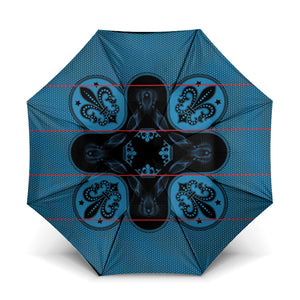 Bafokeng Rabbit Crown Palesa ea kharanium Umbrella Blue Seanamarena Basotho Blanket Inspired