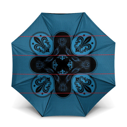 Bafokeng Rabbit Crown Palesa ea kharanium Umbrella Blue Seanamarena Basotho Blanket Inspired