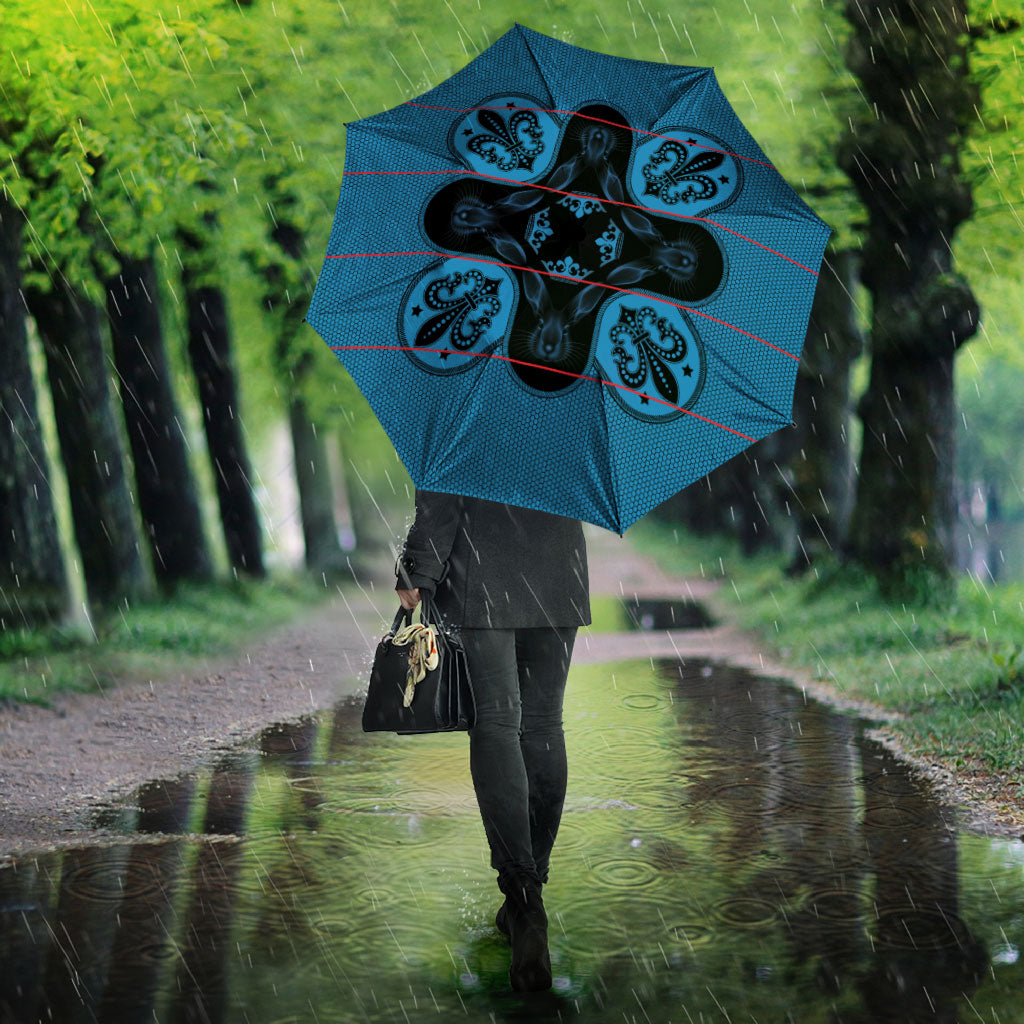 Bafokeng Rabbit Crown Palesa ea kharanium Umbrella Blue Seanamarena Basotho Blanket Inspired