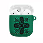 Bafokeng Rabbit Crown Palesa ea kharanium AirPods Case Green Seanamarena Basotho Blanket Inspired
