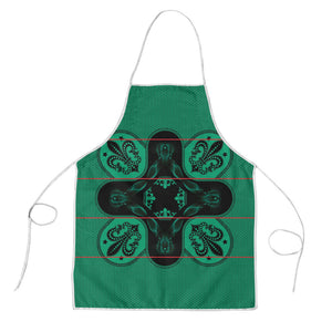 Bafokeng Rabbit Crown Palesa ea kharanium Apron Green Seanamarena Basotho Blanket Inspired
