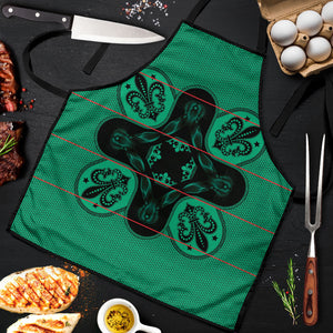 Bafokeng Rabbit Crown Palesa ea kharanium Apron Green Seanamarena Basotho Blanket Inspired