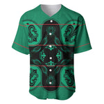 Bafokeng Rabbit Crown Palesa ea kharanium Baseball Jersey Green Seanamarena Basotho Blanket Inspired